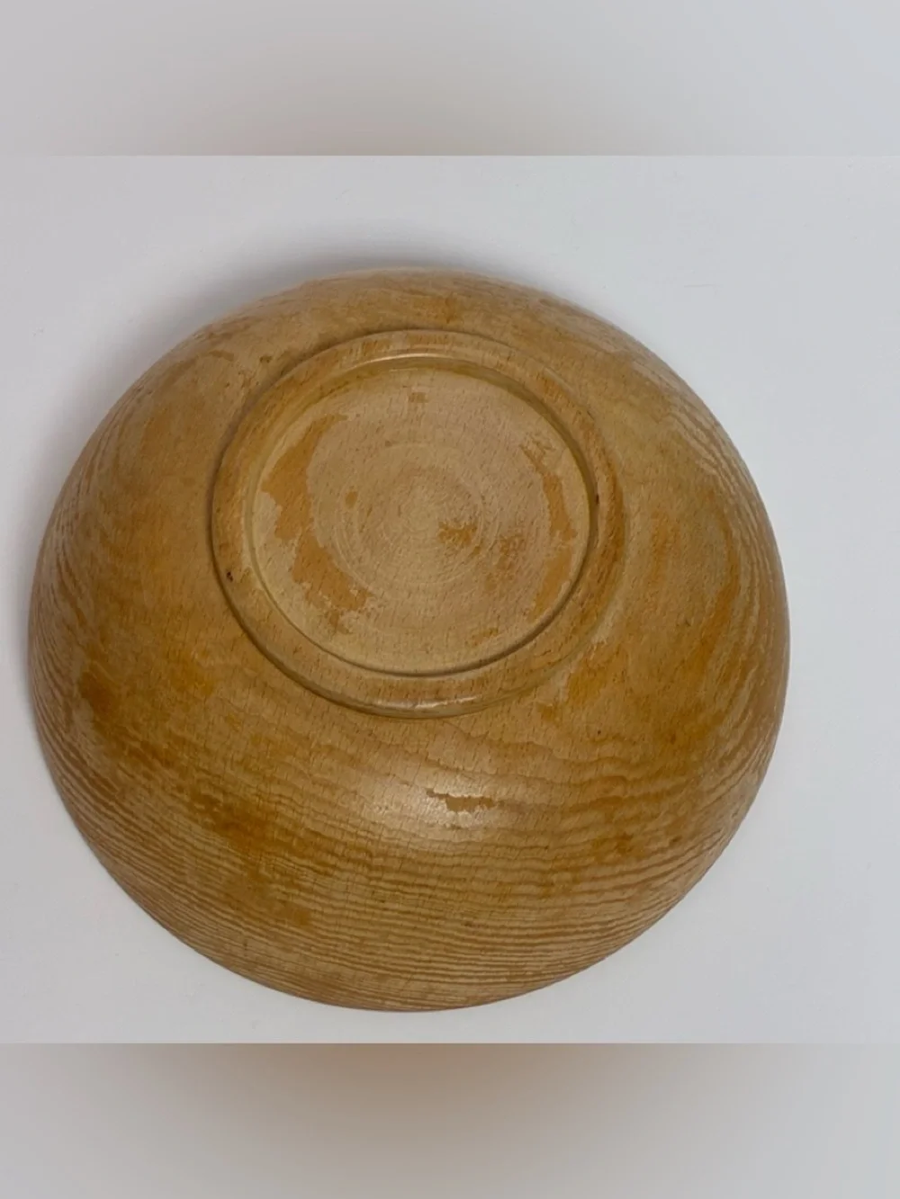 Vintage Wooden Serving Bowl
